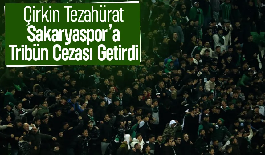 Sakaryaspor taraftarına ceza