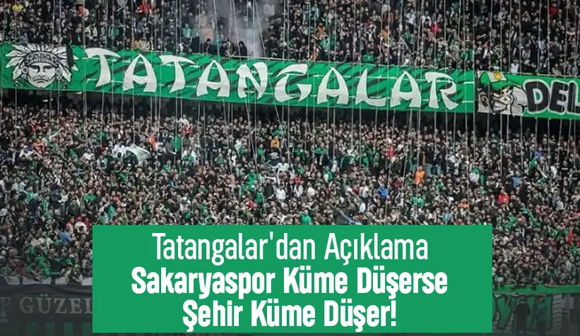 Sakaryaspor taraftarından açıklama