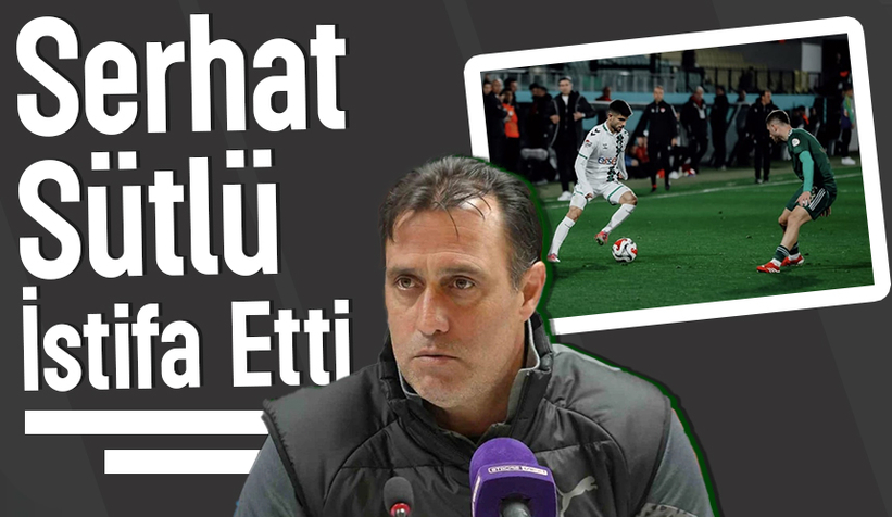 Sakaryaspor Teknik Direktörü Serhat Sütlü istifa etti!