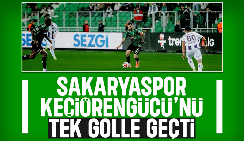 Sakaryaspor üçte üç yaptı