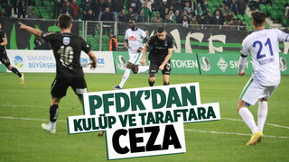 Sakaryaspor'un cezası açıklandı