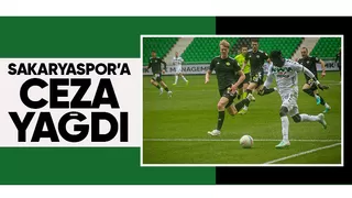 Sakaryaspor un cezası belli oldu