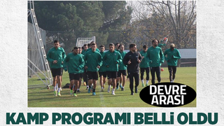 Sakaryaspor'un devre arası kamp programı belli oldu