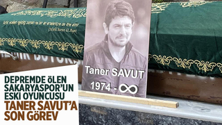 Sakaryaspor'un eski oyuncusu Taner Savut'a acı veda