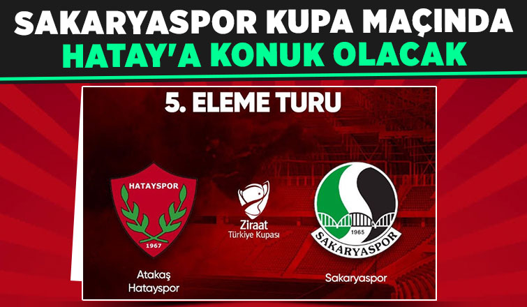 Sakaryaspor'un kupa randevusu yarın