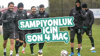 Sakaryaspor un şampiyonluk hedefi için son 4 maç