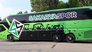 Sakaryaspor'un takım otobüsü haczedildi