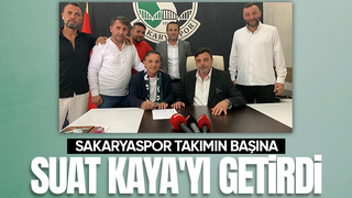 Sakaryaspor'un teknik direktörü Suat Kaya oldu