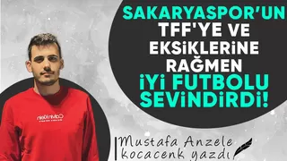 Sakaryaspor'un TFF'ye ve eksiklerine rağmen iyi futbolu sevindirdi!