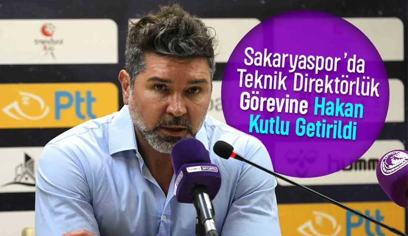 Sakaryaspor'un yeni teknik direktörü Hakan Kutlu