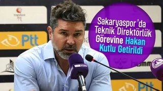 Sakaryaspor'un yeni teknik direktörü Hakan Kutlu