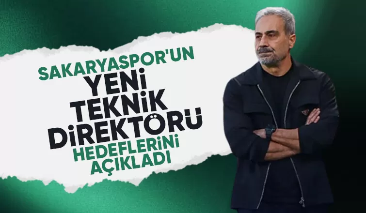 Sakaryaspor un yeni teknik direktörü Mustafa Dalcı'dan ilk açıklama