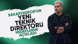 Sakaryaspor un yeni teknik direktörü Mustafa Dalcı'dan ilk açıklama