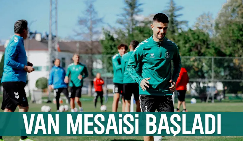 Sakaryaspor Van FK maçının hazırlıklarına başladı