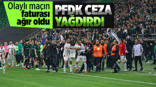 Sakaryaspor- Yılport Samsunspor maçına ceza yağdı