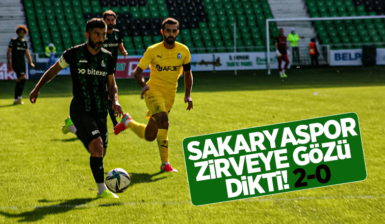 Sakaryaspor zirveye gözü dikti!