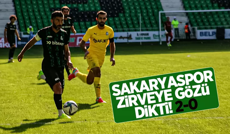 Sakaryaspor zirveye gözü dikti!