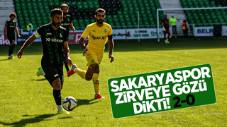 Sakaryaspor zirveye gözü dikti!