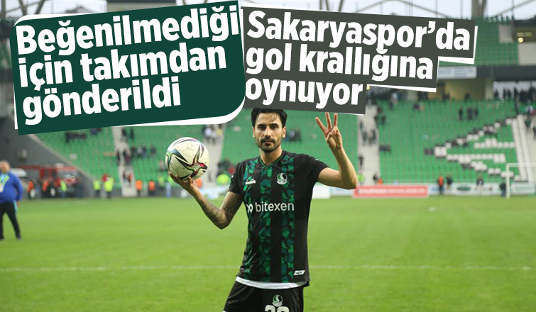Sakaryaspor’da gol krallığına oynuyor