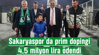 Sakaryaspor’da prim sevinci