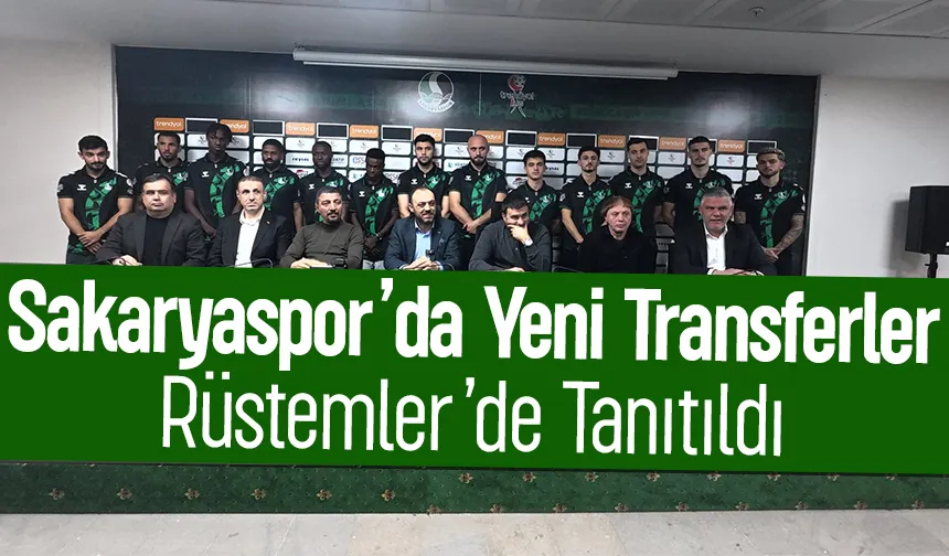 Sakaryaspor’da transfer şov: 13 oyuncu birden