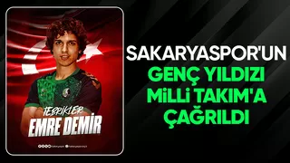 Sakaryasporlu Emre Demir'e Milli davet