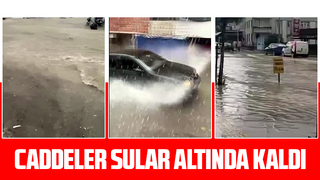 Sakarya’yı sağanak vurdu