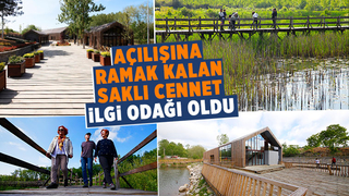  Saklı cennet turistlerin ilgi odağı oldu 