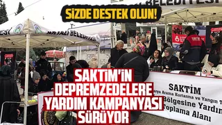 SAKTİM'in yardım kampanyasına büyük destek