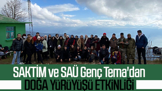 SAKTİM ve SAÜ Genç Tema, Keremali'de doğa yürüyüşü yaptı