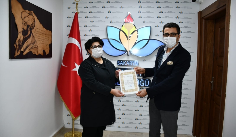 Salgın sürecinin kahramanlarına başarı belgesi