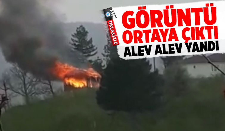 Samanlık böyle yandı