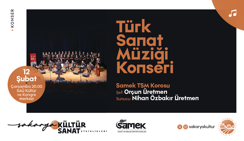 SAMEK Türk Sanat Müziği Korosu müzikseverler ile buluşacak