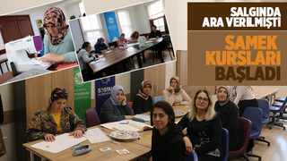 SAMEK’lerde yeni dönem kursları başladı