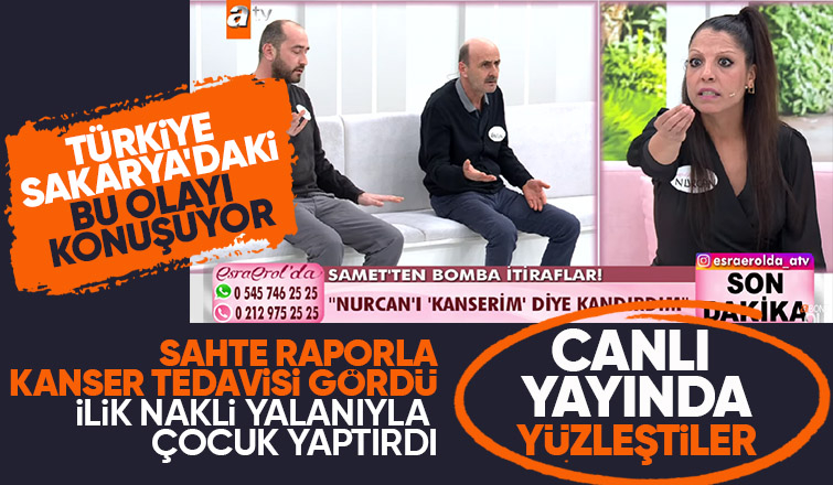 Samet ve Nurcan canlı yayında yüzleşti; Stüdyo karıştı