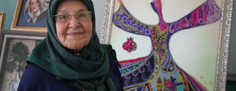 Sanata Adanmış Bir Ömür! 82 Yaşındaki Güliye Teyzenin Hikayesi