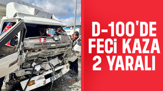 Sanayi kavşağında kaza 2 yaralı