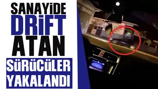 Sanayide drift çekici üstünde bitti