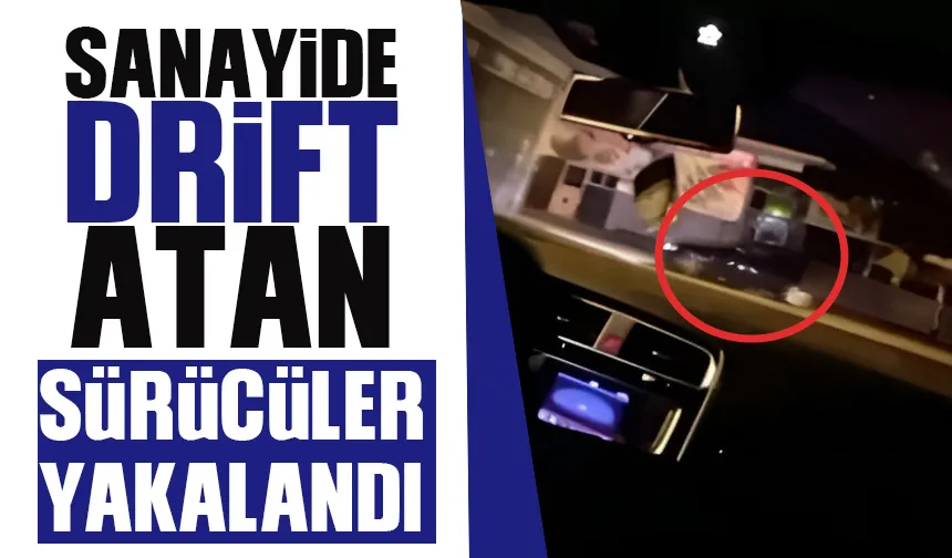 Sanayide drift çekici üstünde bitti