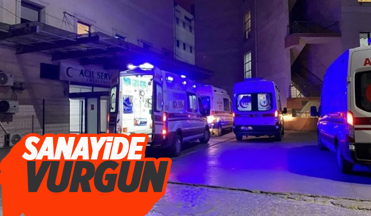 Sanayide kanlı gün