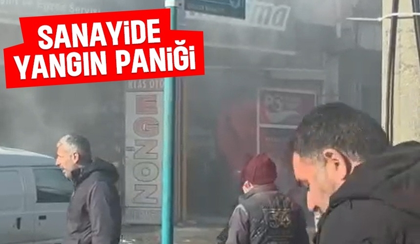 Sanayide yangın