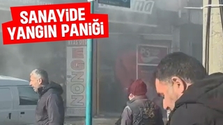 Sanayide yangın