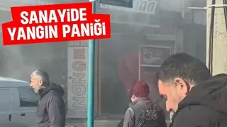 Sanayide yangın