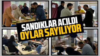 Sandıklar açıldı, oy sayımına geçildi