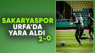 Şanlıurfaspor 2 Sakaryaspor 0