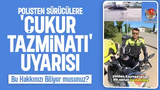 Şanssızlık demeyin, hakkınız var, Polisten çukur mağdurları için bilgilendirme