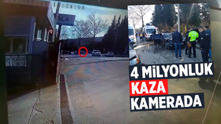 Sapanca'da 4 milyonluk kaza kamerada