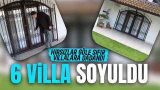 Sapanca'da 6 villayı soydular