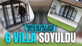 Sapanca'da 6 villayı soydular