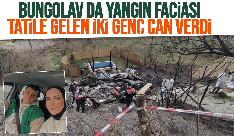 Sapanca'da bungalov yandı: Tatile gelen iki genç öldü